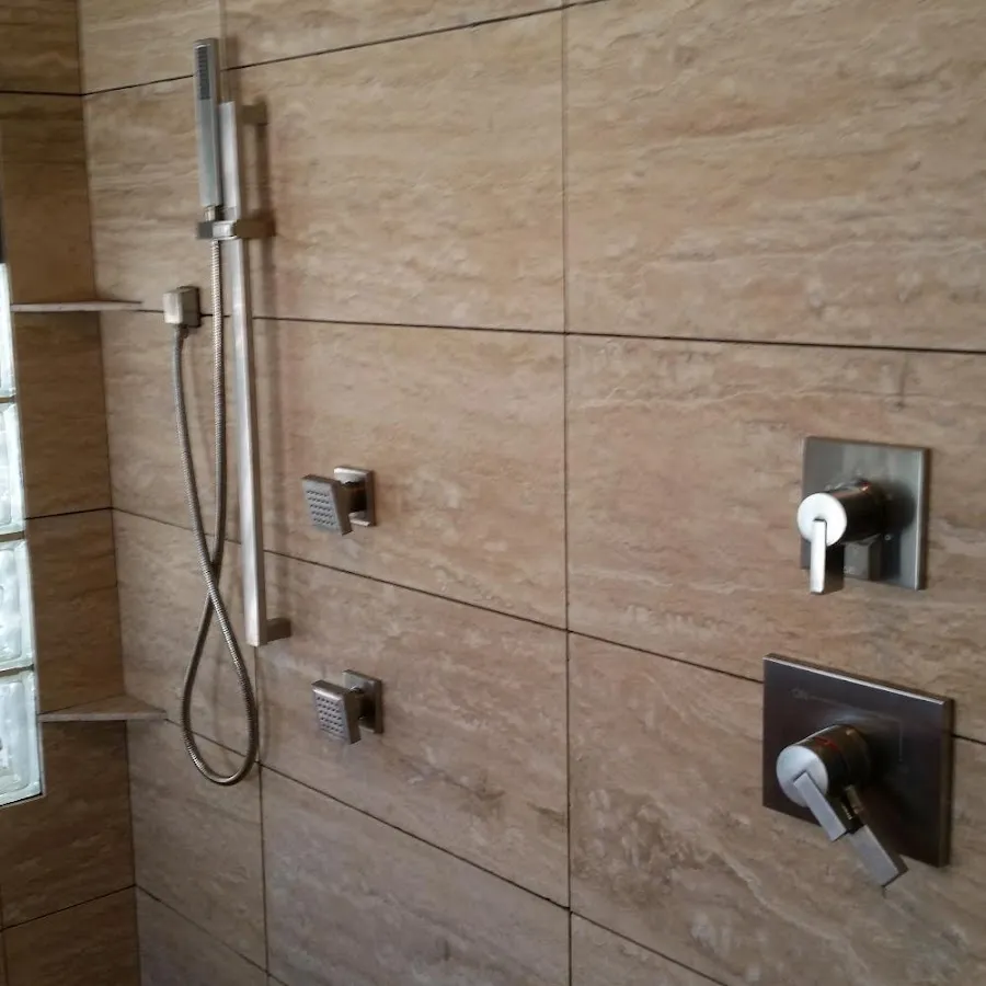Shower fixture installation for Water Heater Replacement in Gardiner